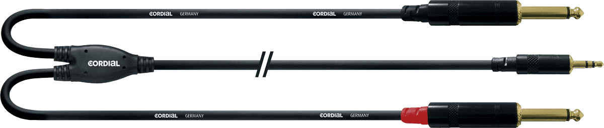 Cordial Cfy6wpp Jack / 2x Mini-jack - Bretelle - Cable - Main picture