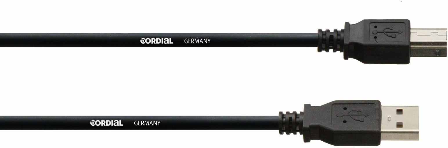 Cordial Usb Noir 1.8m - Cable - Main picture