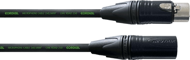 Cordial Xlr Male Fem Neutrik 2,5m - - Cable - Main picture
