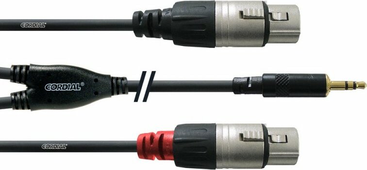 Cordial CFU 3 PP Double Jack Cable 3 m - Audio Cable