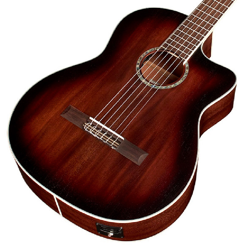 Cordoba C4-ce Iberia 4/4 Cw Epicea Acajou Pf - Charcoal Burst - Classical guitar 4/4 size - Variation 2