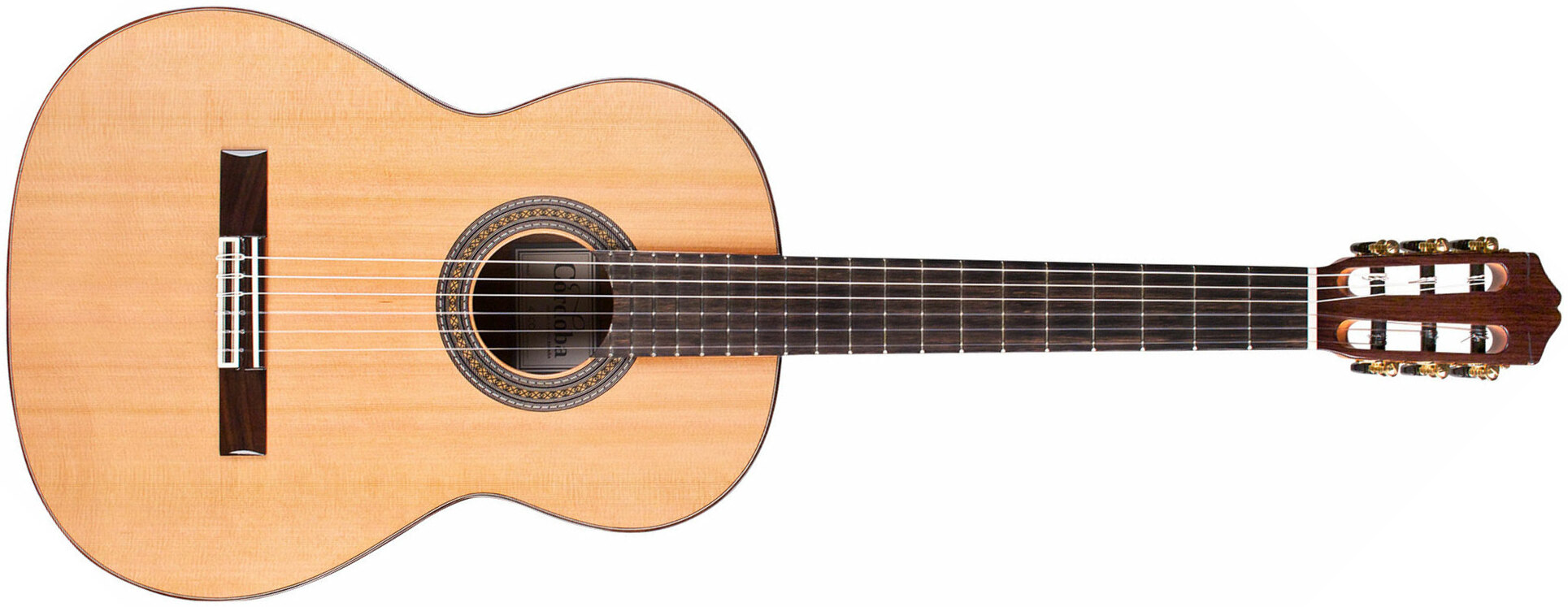 Cordoba 45co Espana 4/4 Cedre Cocobolo Eb +etui - Natural - Classical guitar 4/4 size - Main picture