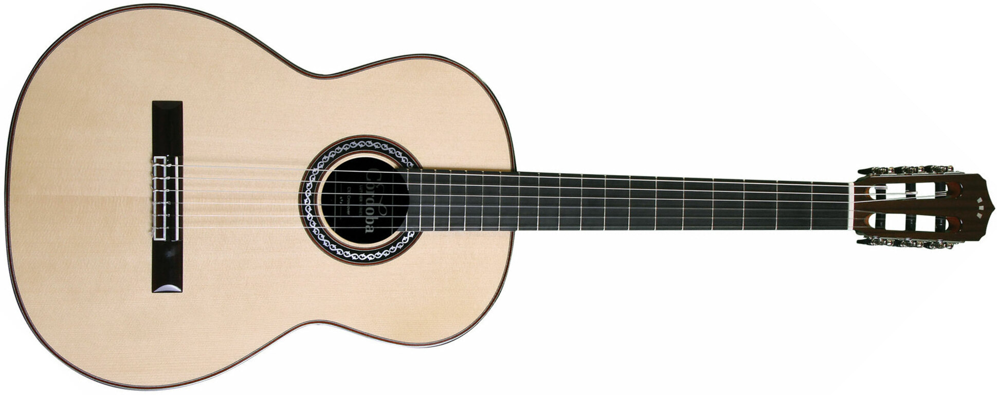 Cordoba C10 Crossover Sp Luthier Epicea Palissandre Eb - Natural - Classical guitar 4/4 size - Main picture