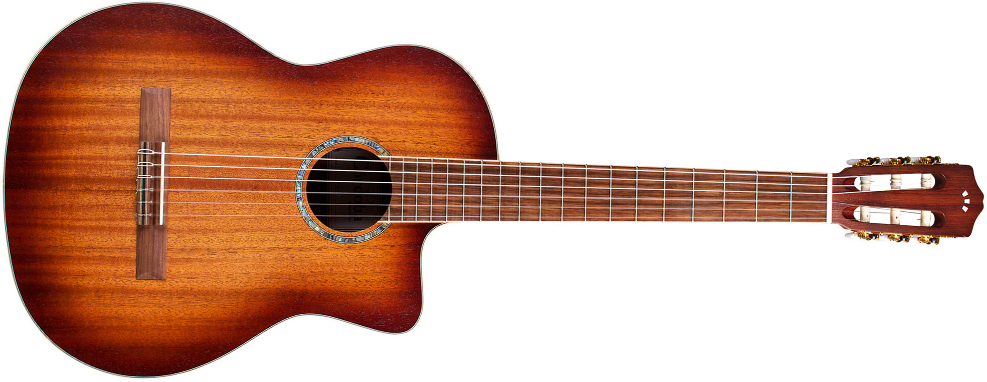 Cordoba C4-ce Iberia 4/4 Cw Epicea Acajou Pf - Edgeburst - Classical guitar 4/4 size - Main picture