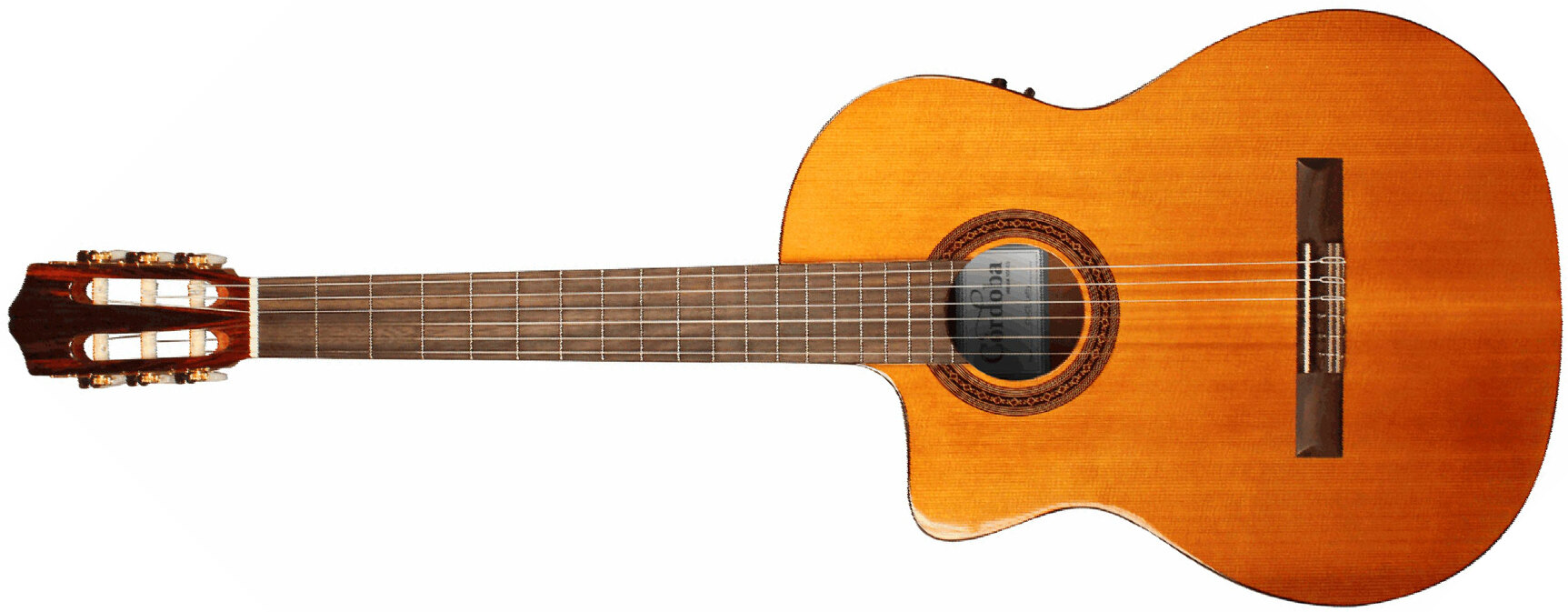 Cordoba C5-ce Iberia 4/4 Lh Gaucher Cw Cedre Acajou Rw - Natural - Classical guitar 4/4 size - Main picture