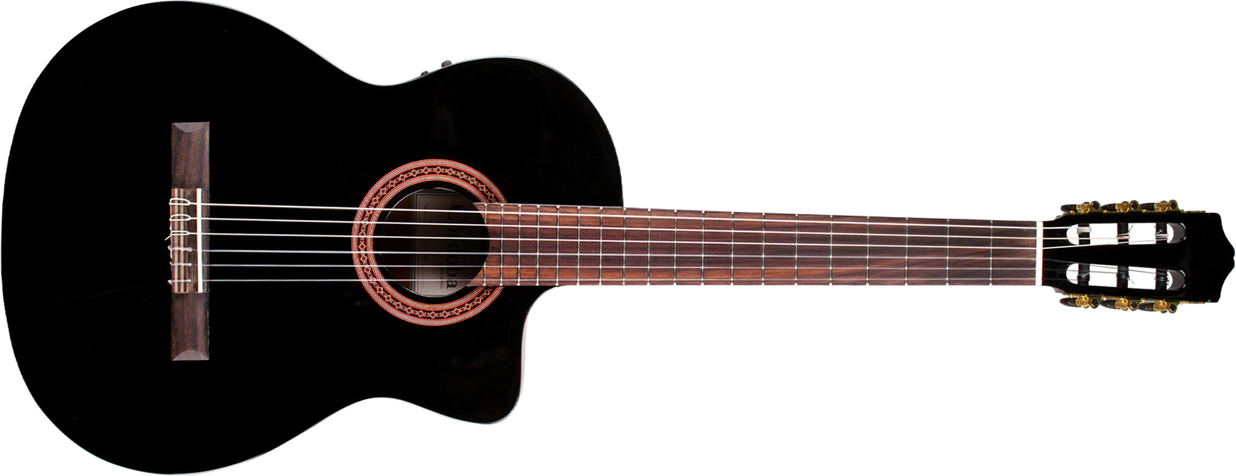Cordoba C5-ce Iberia Cw Cedre Acajou Rw +housse - Black - Classical guitar 4/4 size - Main picture