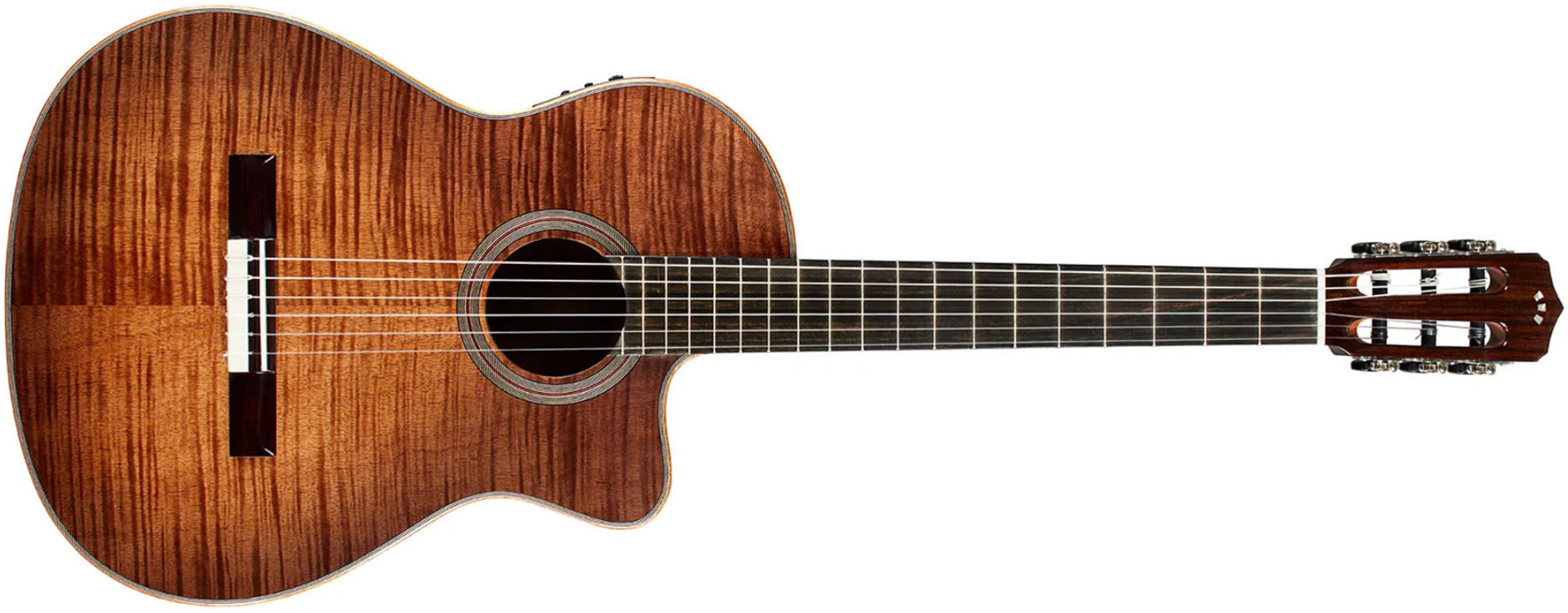Cordoba Fusion 12 4/4 Cw Epicea Okoume Eb - Cinammon Burst - Classical guitar 4/4 size - Main picture
