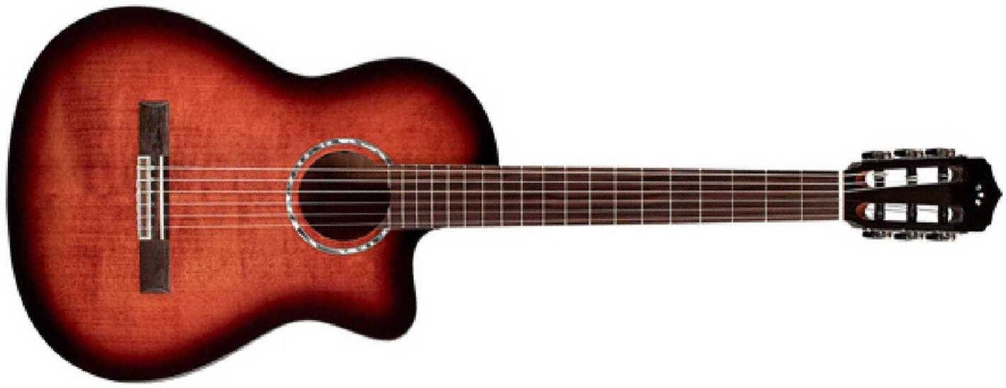 Cordoba Fusion 5 4/4 Cw Epicea Acajou Pf - Edge Burst - Classical guitar 4/4 size - Main picture