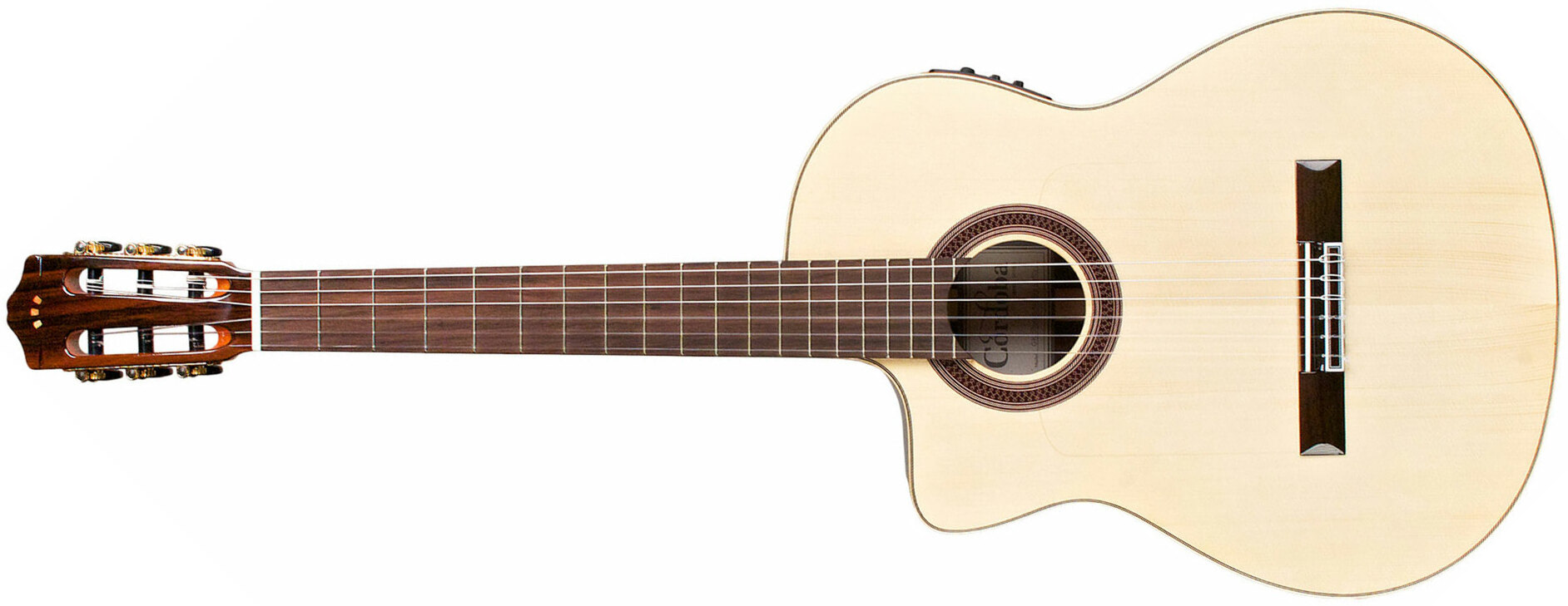 Cordoba Gipsy Kings Gk Studio Negra Lh Gaucher Cw Epicea Palissandre Rw - Natural - Classical guitar 4/4 size - Main picture