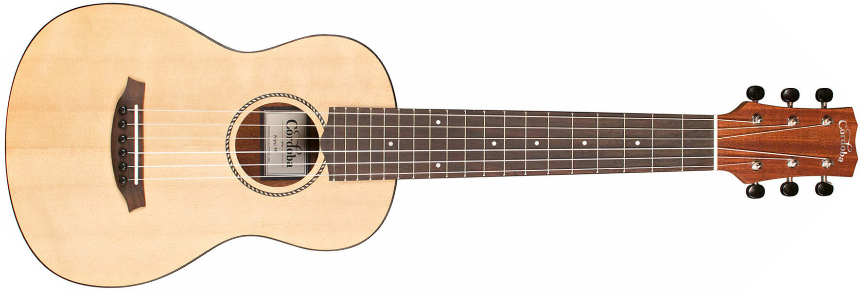 Mini M +Bag - natural Classical guitar 3/4 size Cordoba
