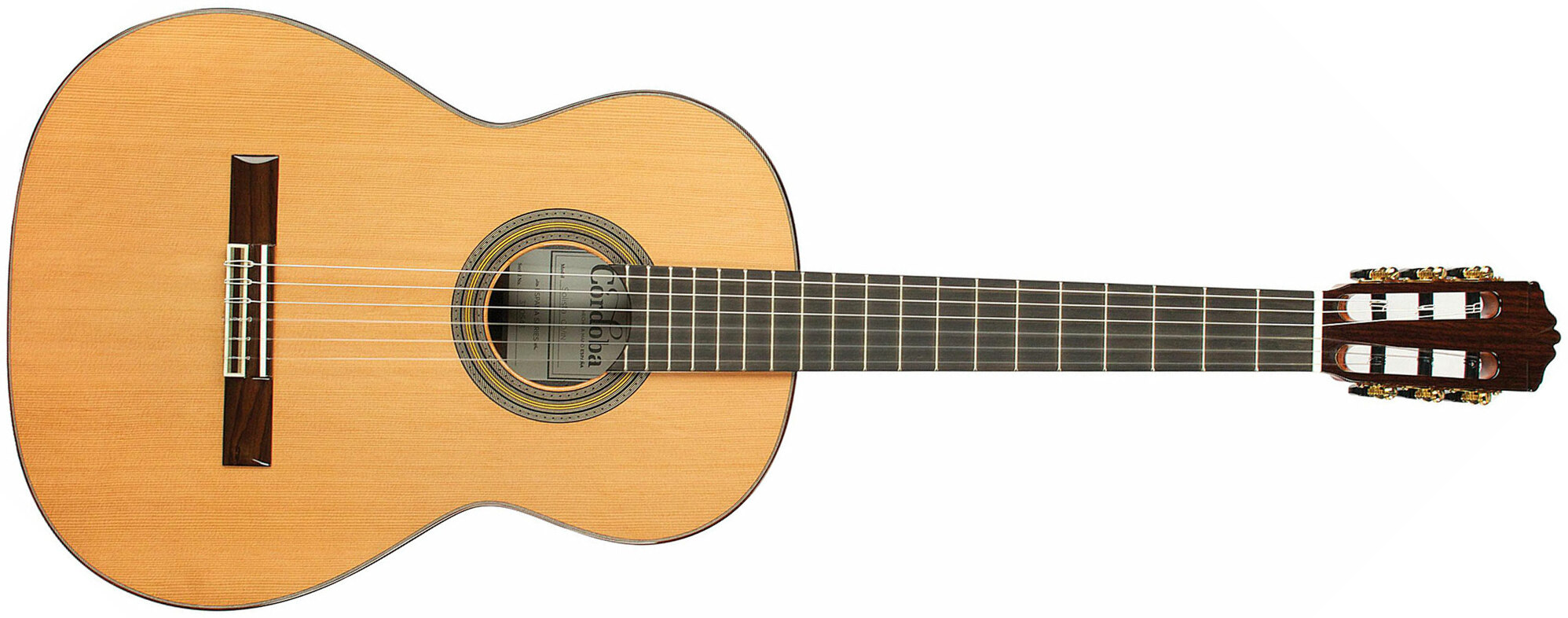 Cordoba Solista Cd Espana 4/4 Cedre Palissandre Eb +humicase - Natural - Classical guitar 4/4 size - Main picture