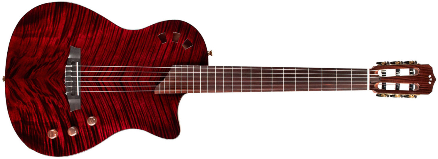 Cordoba Stage Ltd Cw Epicea Acajou Pf - Garnet Red - Classical guitar 4/4 size - Main picture