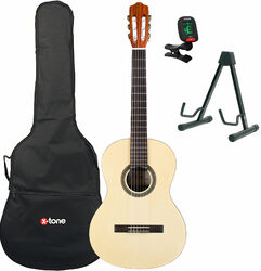 Classical guitar set Cordoba Protégé C1M 3/4 + housse + stand + accordeur - Natural