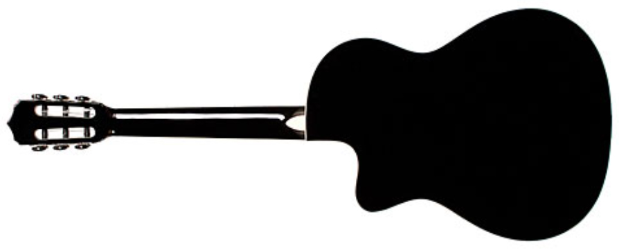 Cordoba Fusion 5 4/4 Cw Epicea Acajou Pf - Jet Black - Classical guitar 4/4 size - Variation 1