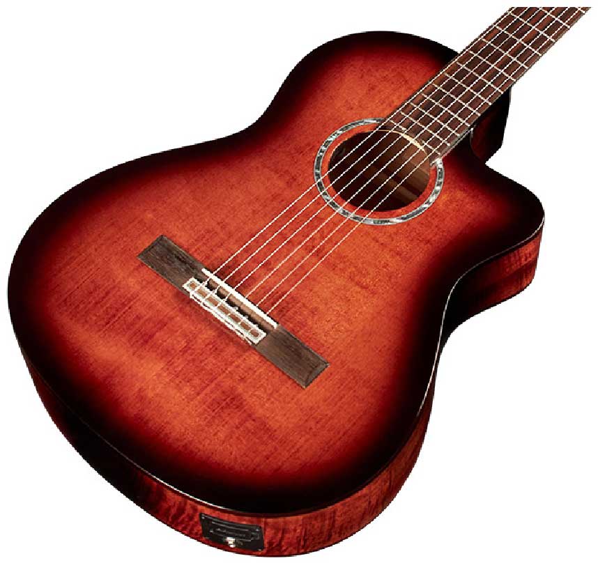 Cordoba Fusion 5 4/4 Cw Epicea Acajou Pf - Edge Burst - Classical guitar 4/4 size - Variation 2