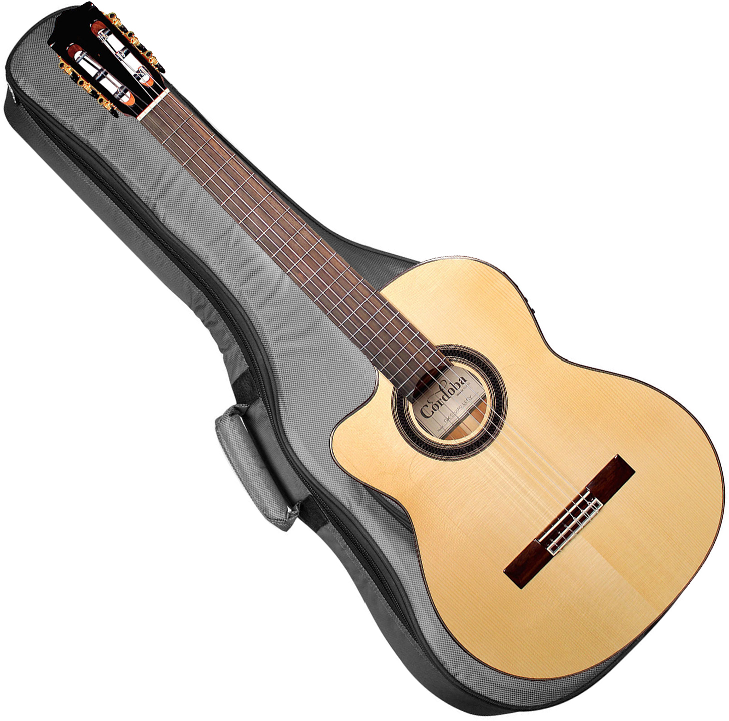 Cordoba Gipsy Kings Gk Studio Lh Gaucher Iberia 4/4 Cw Epicea Cypres Rw +housse - Natural - Classical guitar 4/4 size - Variation 1