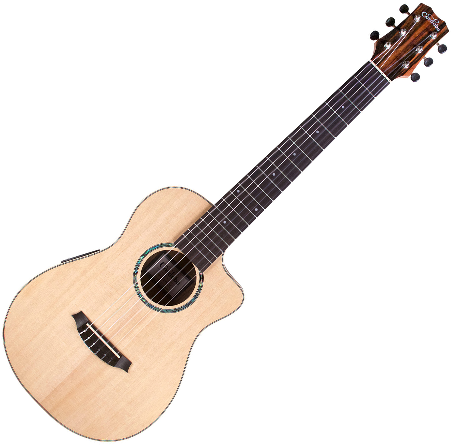 Cordoba Mini II EB-CE - natural Classical guitar 1/2 size