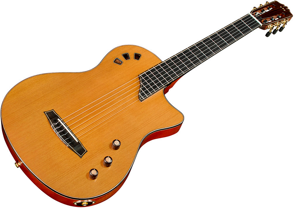 Cordoba Stage Artist Traditional Cw Cedre Acajou Eb - Antique Natural - Classical guitar 4/4 size - Variation 2