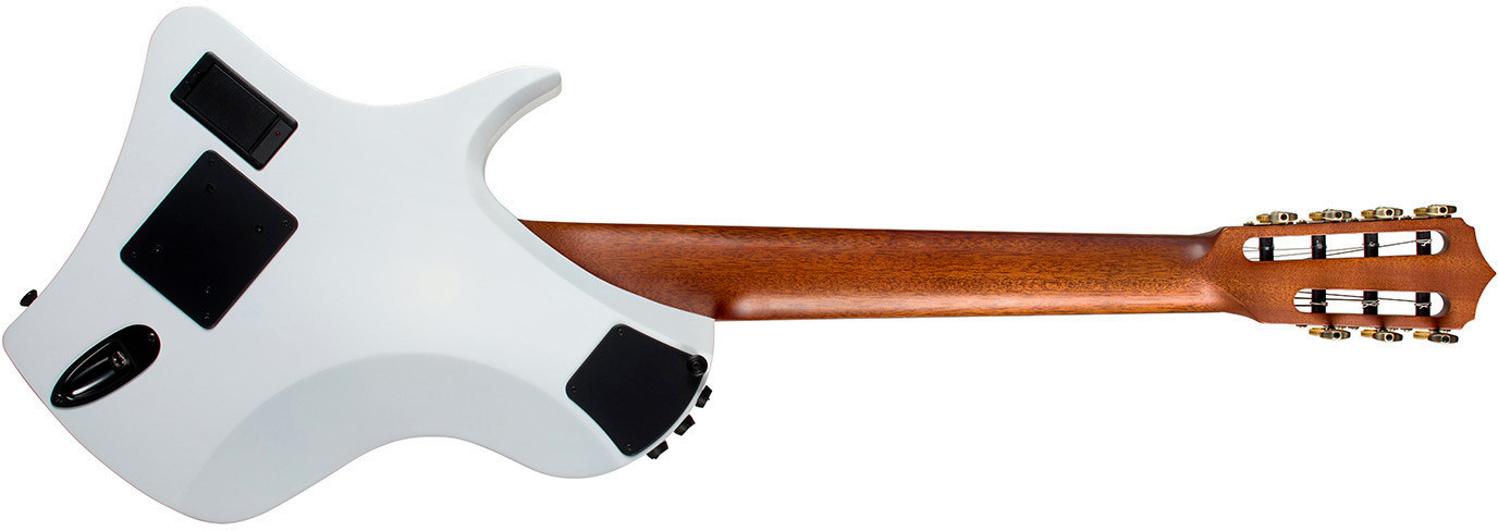 Cordoba Tosin Abasi Stage 7c Multiscale Epicea Acajou Rw - White Burst - Classical guitar 4/4 size - Variation 1