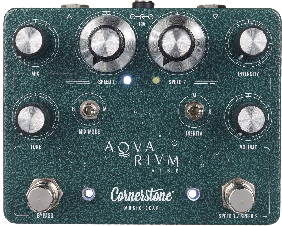 Cornerstone Music Gear Aquarium Univibe - Modulation, chorus, flanger, phaser & tremolo effect pedal - Main picture