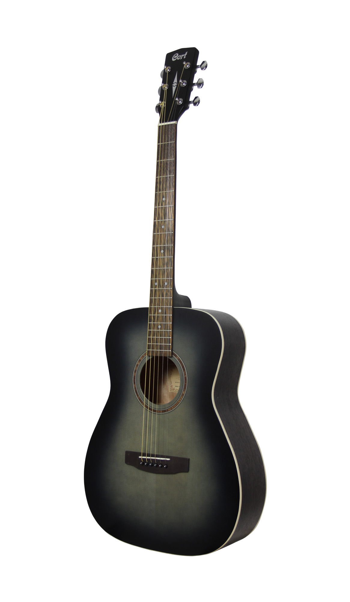 Cort 550opbk Epicea Acajou Mer - Open Pore Black - Folk guitar - Variation 1