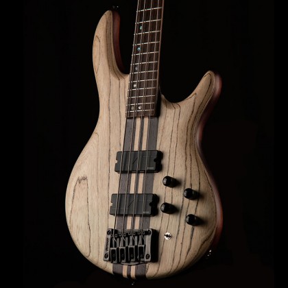 Cort A4 Ultra Ash Active Fishman Fluence Pan - Etched Natural Black - Solid body electric bass - Variation 1