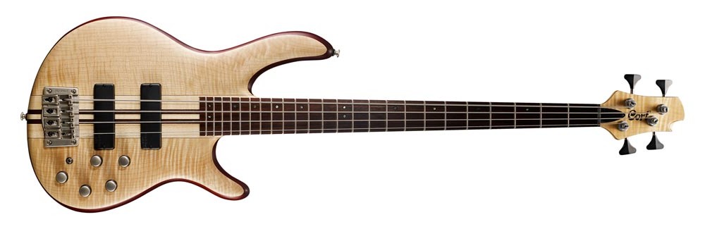Cort A4 Plus Fmmh Opn - Naturel - Solid body electric bass - Variation 1
