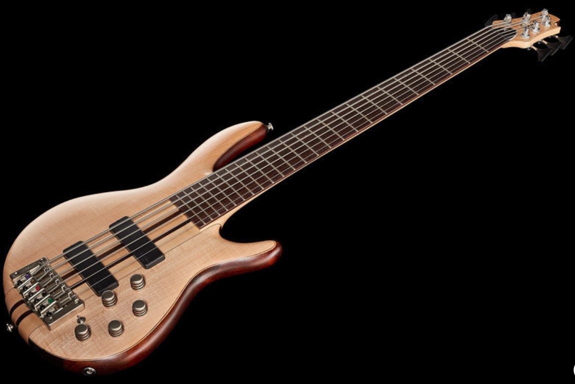 Cort A6 Plus Fmmh Opn - Natural - Solid body electric bass - Variation 1