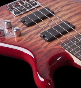 Cort Action Dlx Plus Crs Active Rw - Cherry Red Sunburst - Solid body electric bass - Variation 2