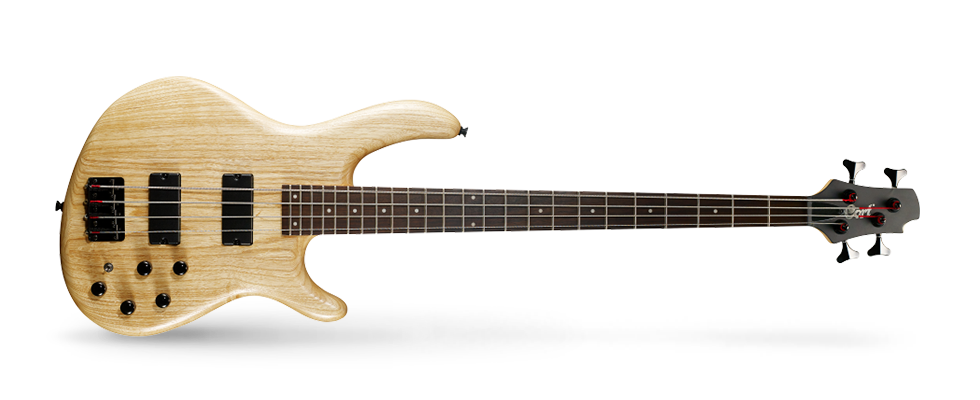 Cort Action Dlx As Opn Ash Rw - Natural Open Pore - Solid body electric bass - Variation 1