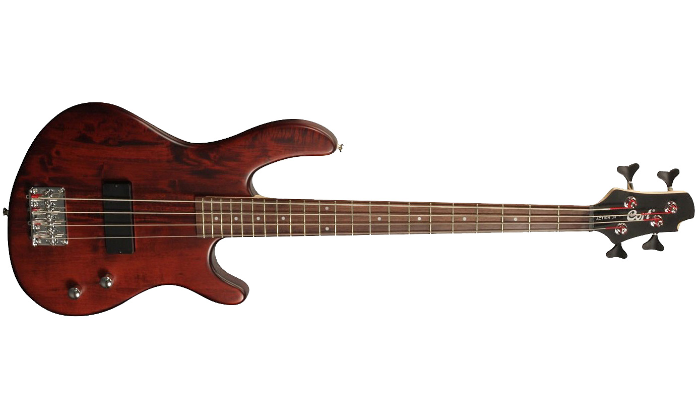 Cort Action Junior WS - walnut stain Electric bass for kids