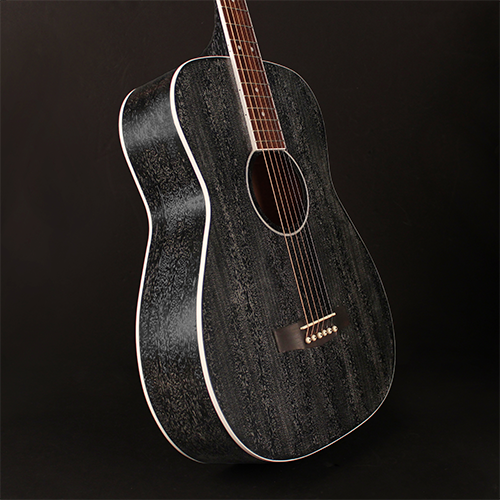 Cort Af590mf Concert Tout Acajou Mer - Black Open Pores - Electro acoustic guitar - Variation 1