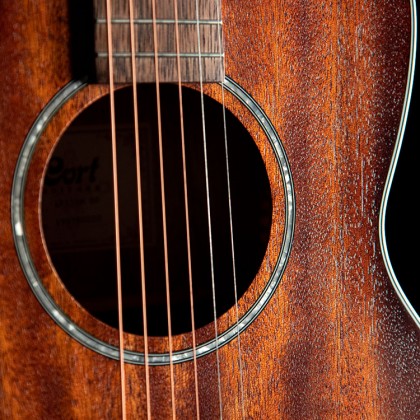 Cort Ap550m Parlor Acajou Mer - Natural - Guitar 0/00/000 - Variation 3