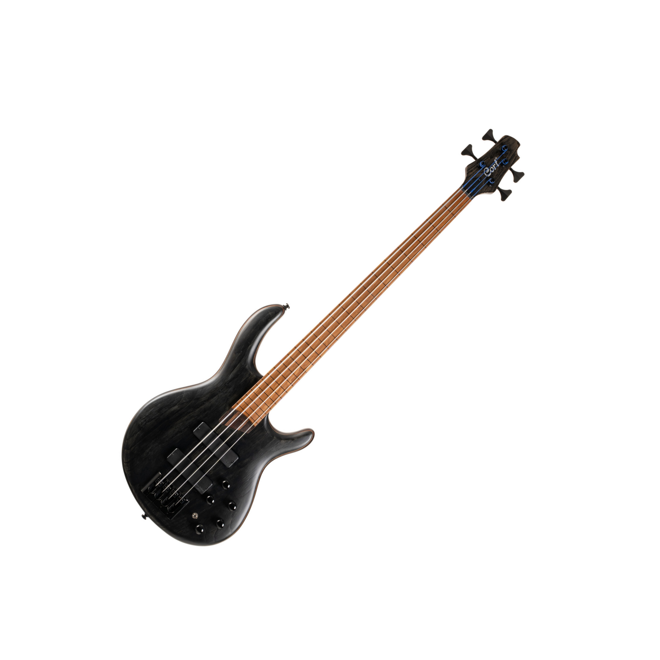 Cort B4 Element Active Bartolini Fretless Mn - Black - Solid body electric bass - Variation 1