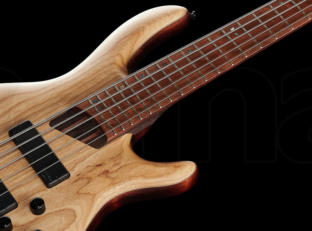 Cort B5 Element Artisan 5c Active Bartolini Mn - Open Pore Natural - Solid body electric bass - Variation 2