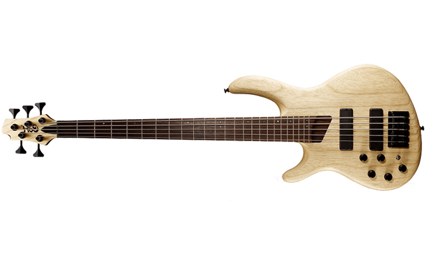 Cort B5 Plus Mh Lh Opm Artisan 5-cordes Gaucher Bartonini Rw - Open Pore Natural - Solid body electric bass - Variation 1