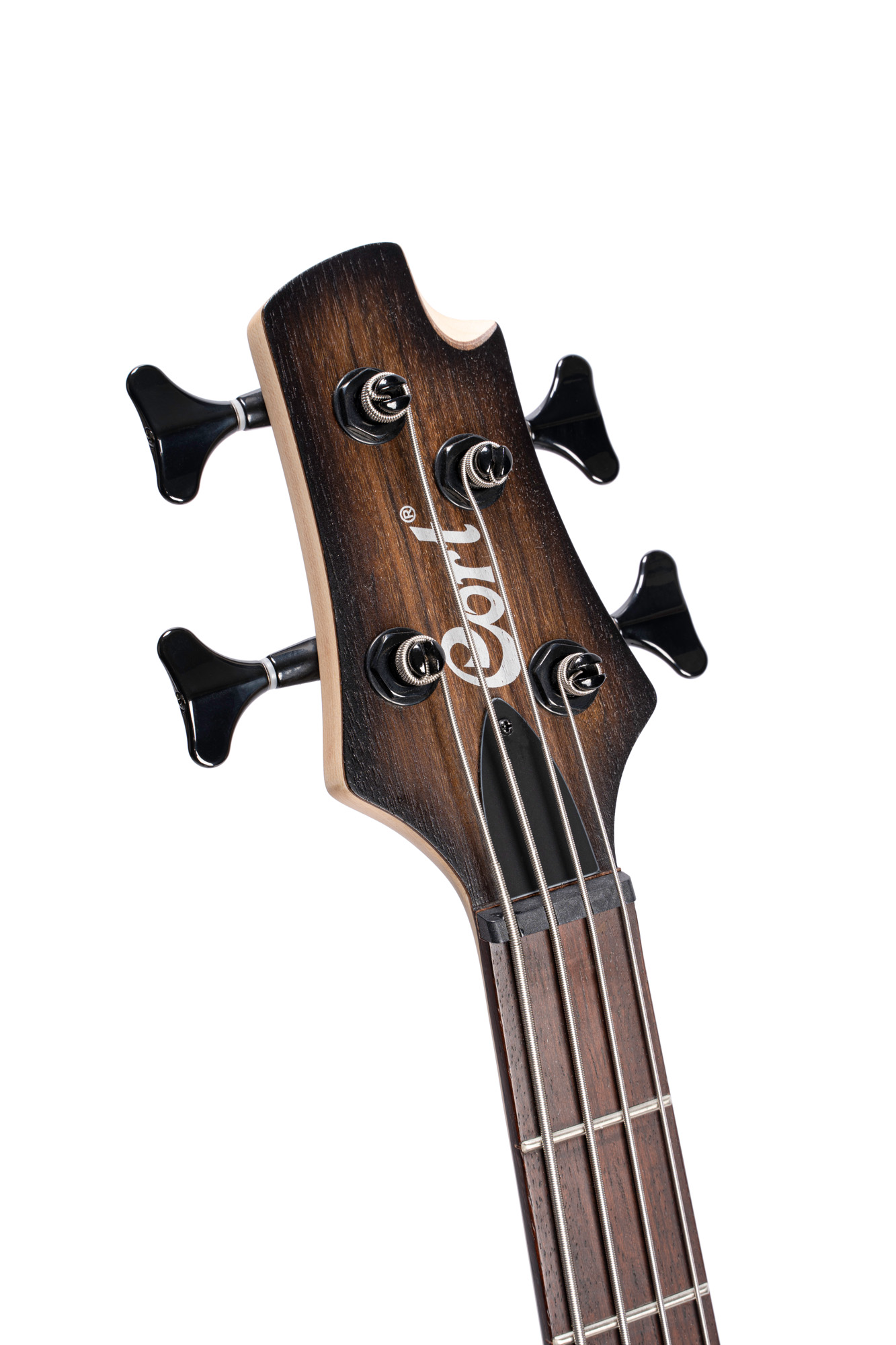 Cort C4 Plus Ovmh Artisan - Antique Brown Burst - Solid body electric bass - Variation 3