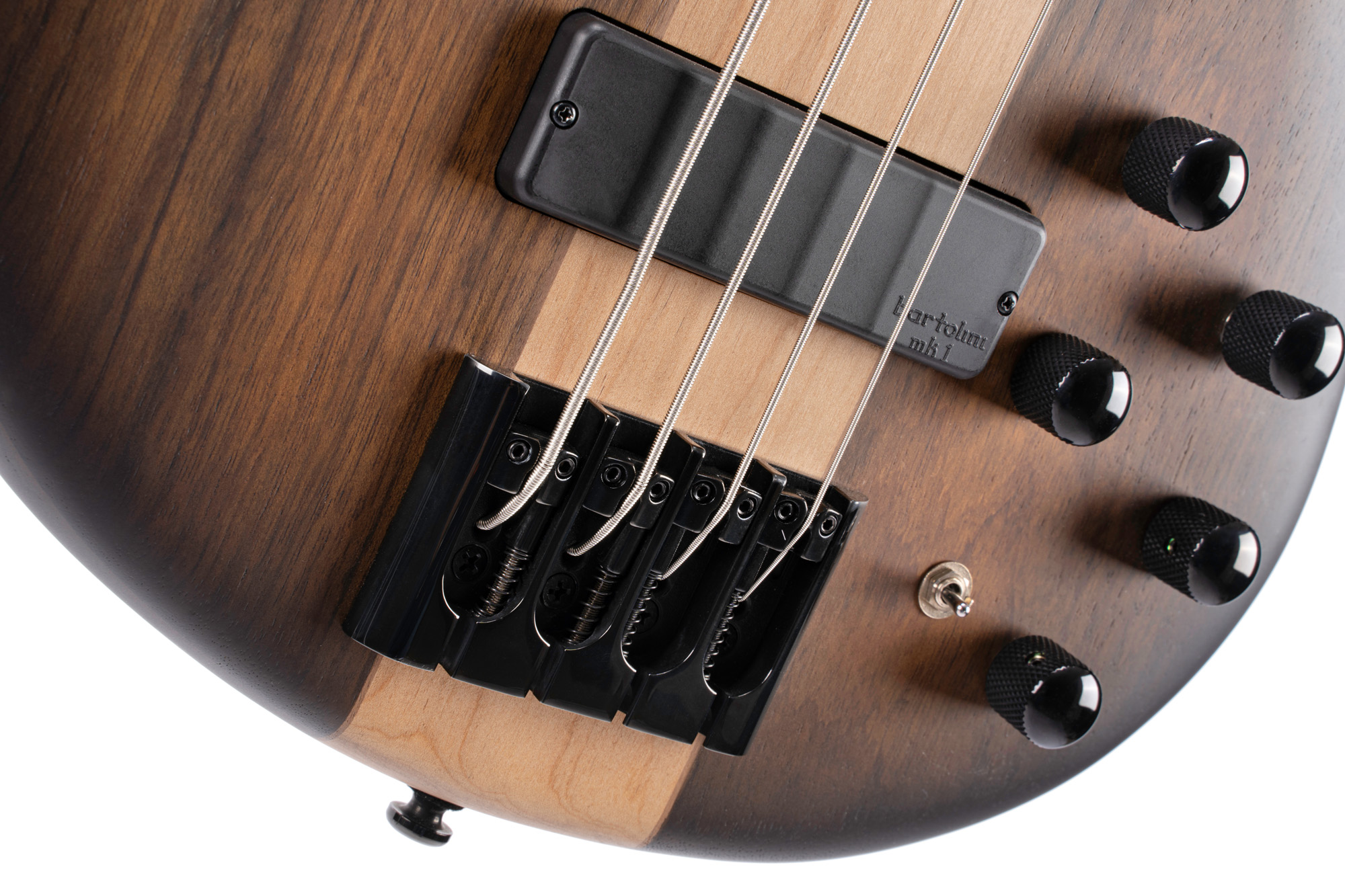 Cort C4 Plus Ovmh Artisan - Antique Brown Burst - Solid body electric bass - Variation 5