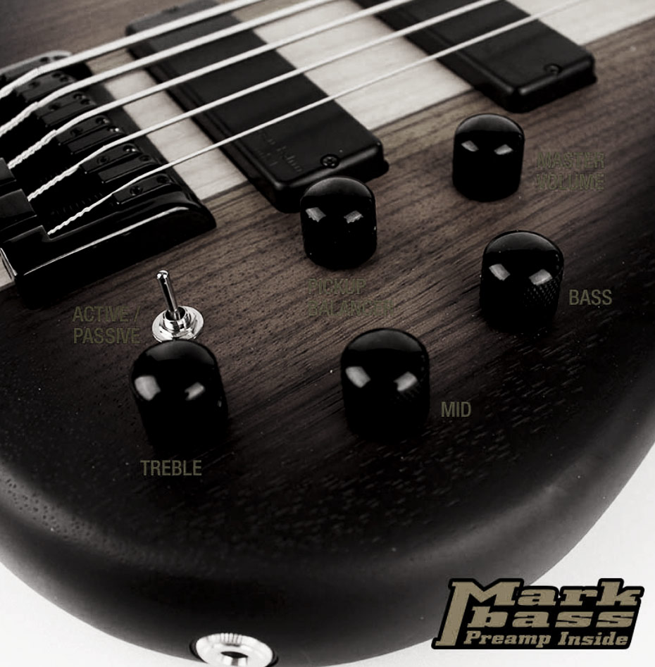 Cort C4 Plus Zbmh Tbb - Transparent Black Burst - Solid body electric bass - Variation 1
