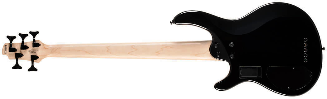 Cort C5 Deluxe Artisan 5c Active Bartolini Jat - Black - Solid body electric bass - Variation 1