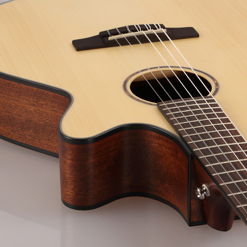 Cort Cec1 Op Sfx Cw Cedre Acajou - Natural Open Pore - Classical guitar 4/4 size - Variation 2
