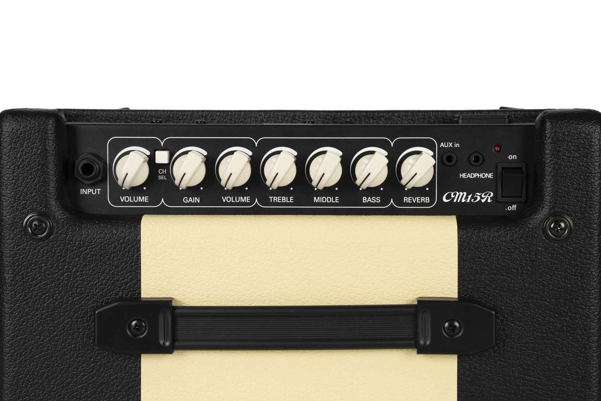 Cort Cm15rbk 15w Reverb Noir 1x8 - Electric guitar combo amp - Variation 2