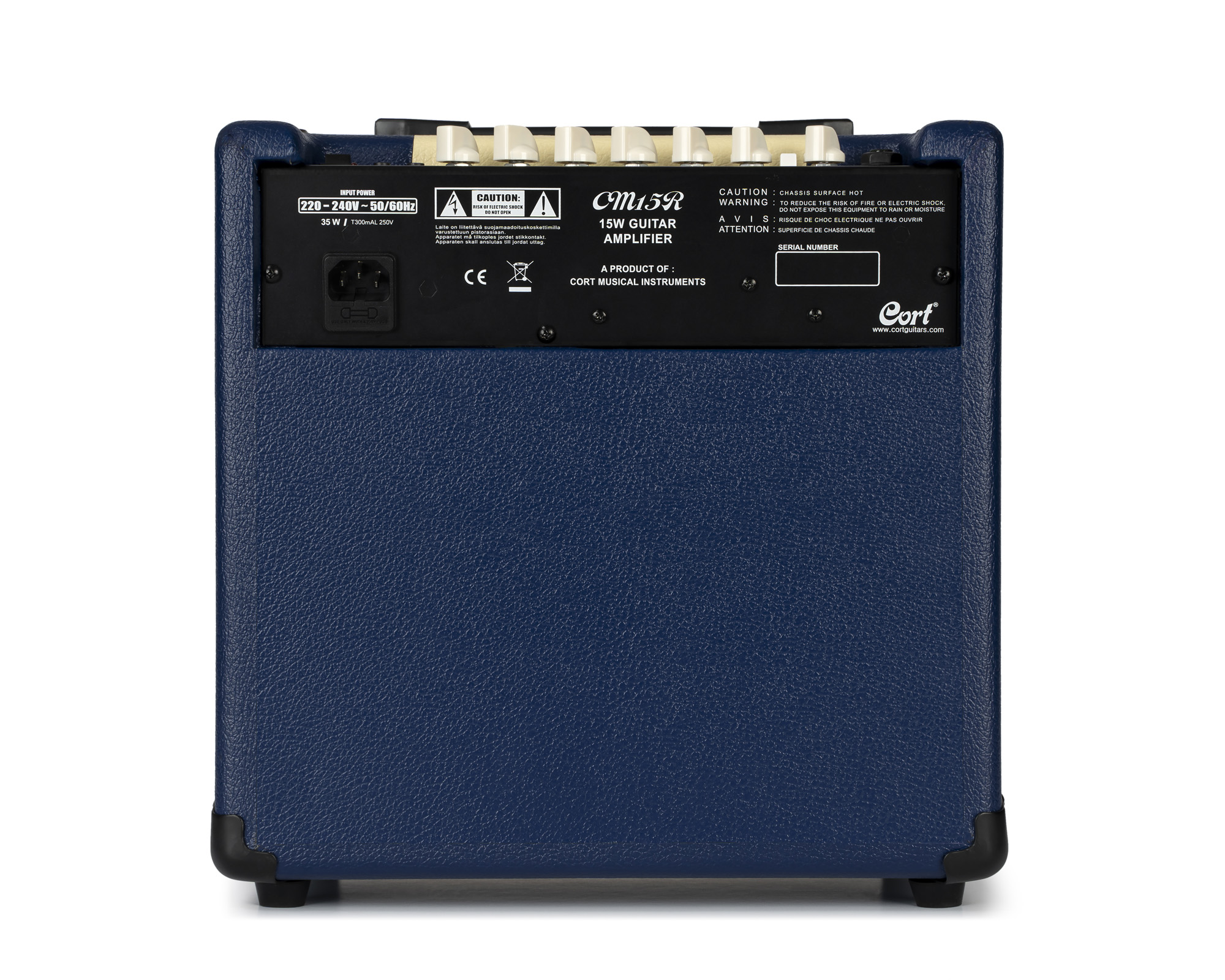 Cort Cm15rdb 15w Reverb Bleu 1x8 - Electric guitar combo amp - Variation 2