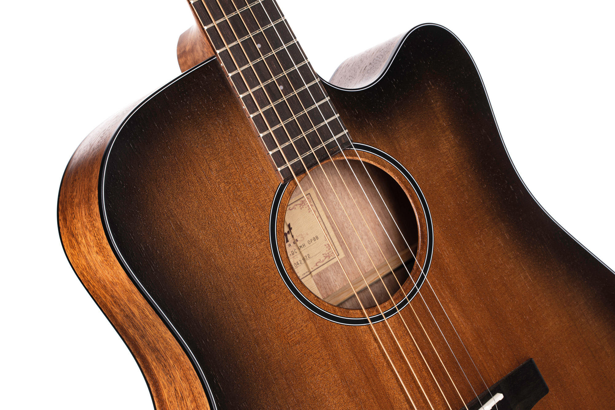Cort Core-dc Electro Acajou Ov - Black Burst - Folk guitar - Variation 4