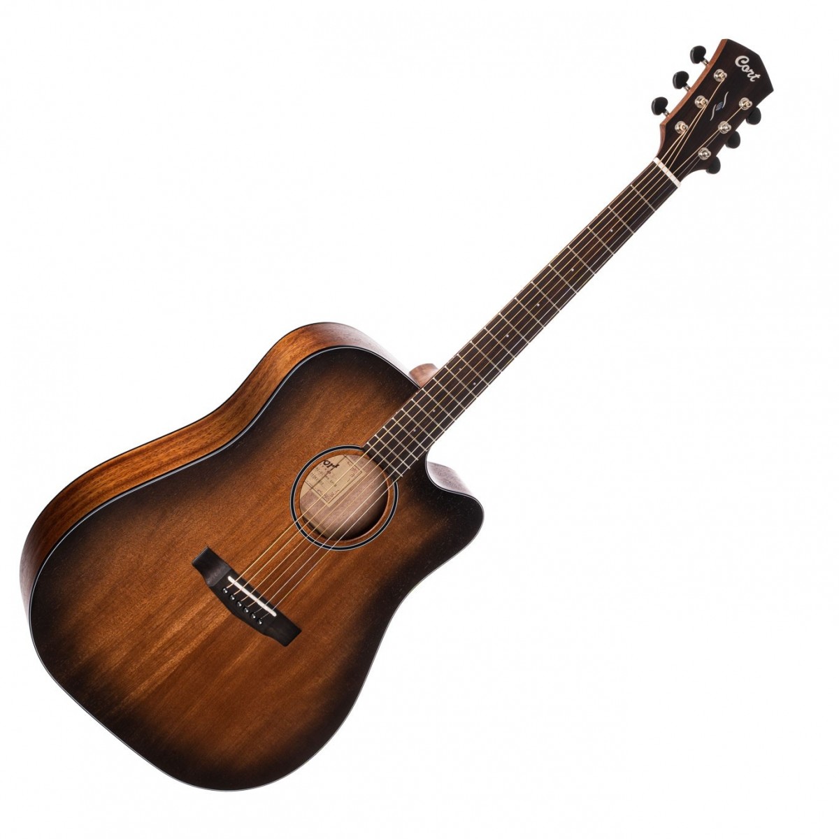 Cort Core-dc Electro Acajou Ov - Black Burst - Folk guitar - Variation 5