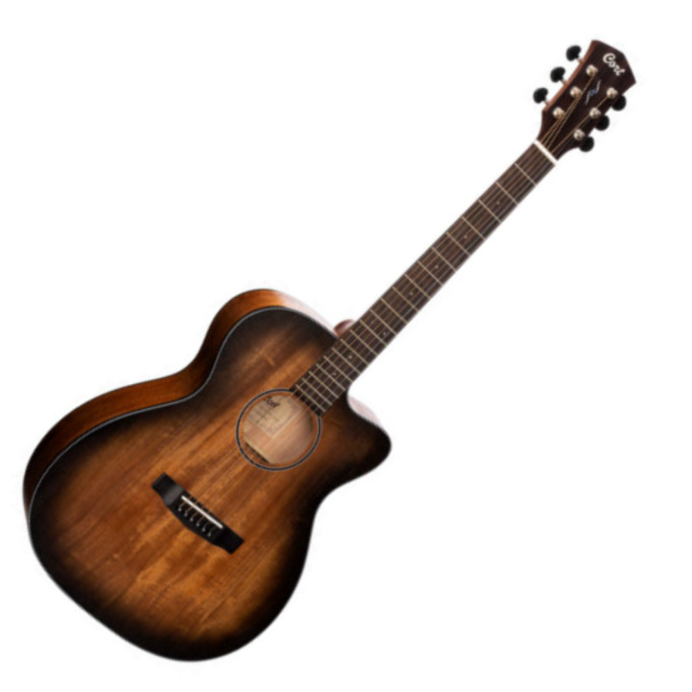 Cort Core-oc Electro Acajou Ov - Black Burst - Folk guitar - Variation 4