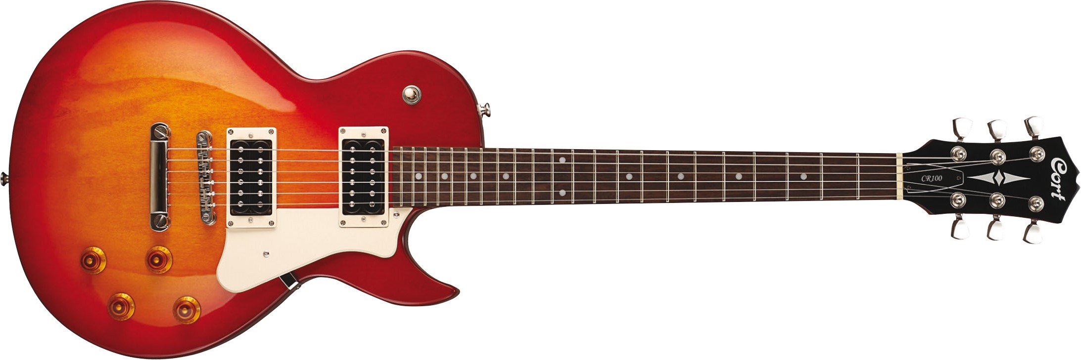 Cort Cr100 Crs Classic Rock Hh Ht - Cherry Red Sunburst - Single cut electric guitar - Variation 1