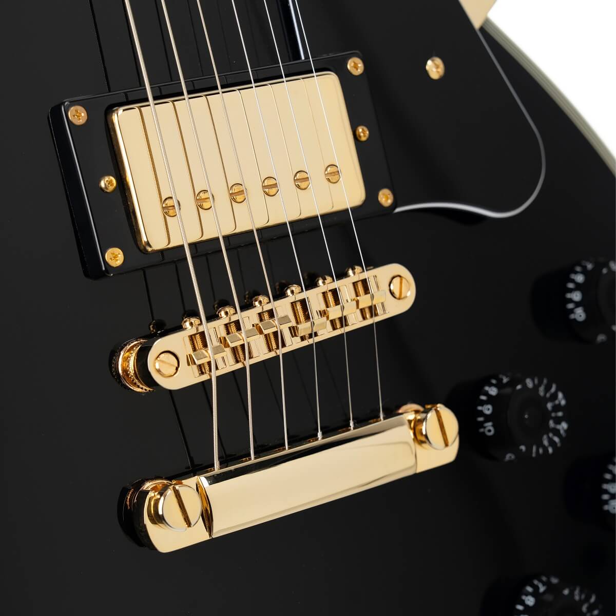 Cort Cr270 Ht Hh Mi - Black - Single cut electric guitar - Variation 3