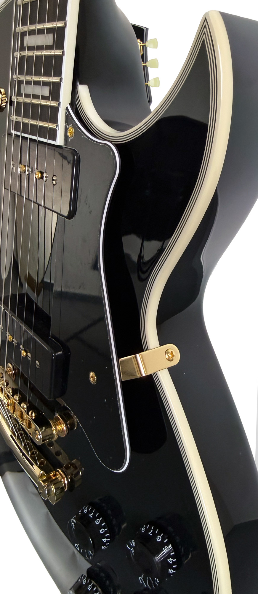 Cort Cr270 Ht P-90 Mi - Black - Single cut electric guitar - Variation 1