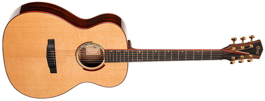 Cort Abstract Delta Om Epicea Pau Ferro Eb - Natural - Folk guitar - Main picture
